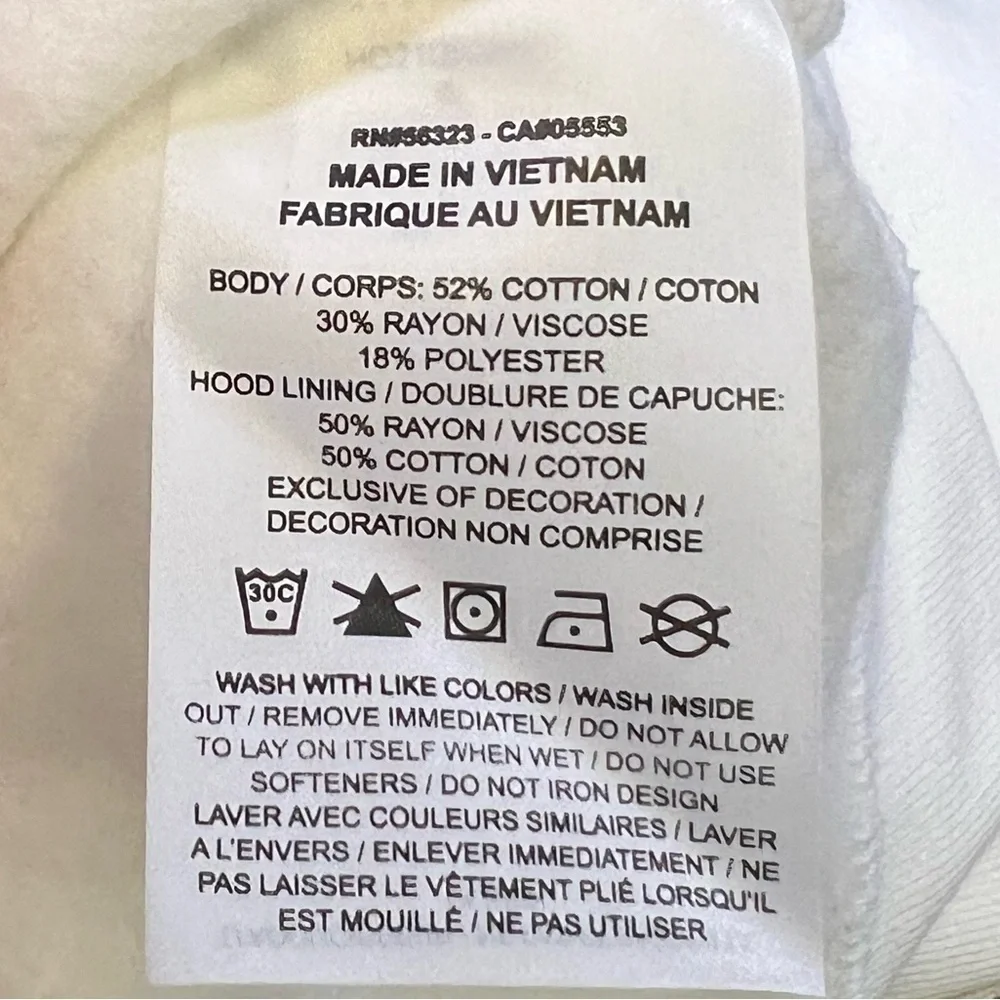 Nike Women’s White Sweater Pullovere Hoodie Size XL